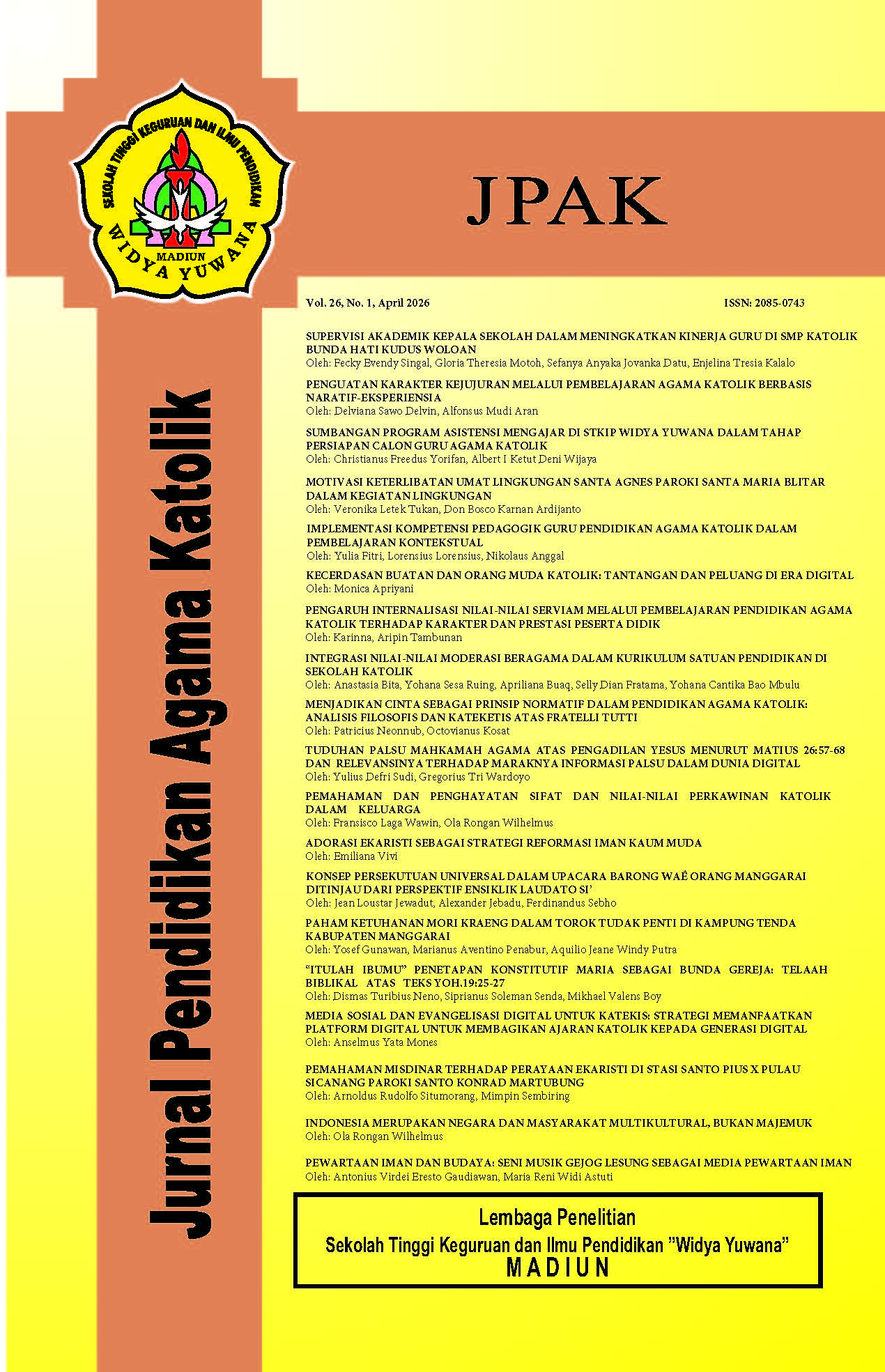 					View Vol. 26 No. 2 (2026): October 2026
				